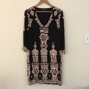 Anthropologie Antik Batik dress with sequins, L